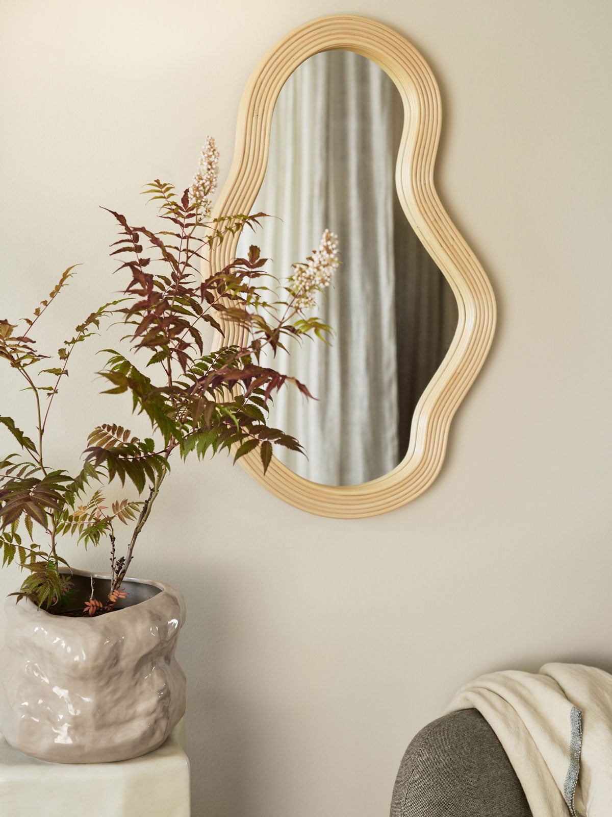 Ferm-Living-Pond-Mirror-Medium-Rattan-Lifestyle-1