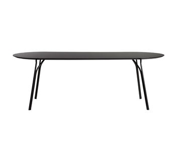 Tree-Matbord-220-Svart-Svart