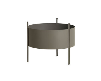 Pidestall-Kruka-Taupe-Medium