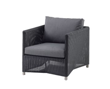 Diamond-loungefåtölj-graphite