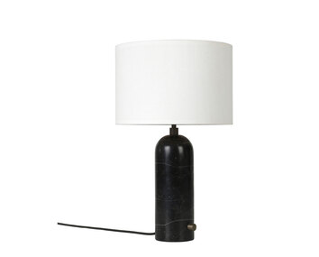 Gravity_TableLamp_Small_BlackMarble_White_off