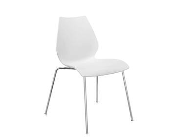 Maui-stol-2870-zinc-white-krom-1-Kartell