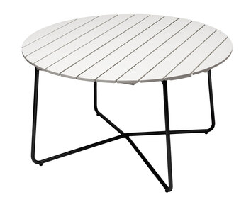 Grythyttan-Bord-9A-D120-Vitlackad-Ek-Svart