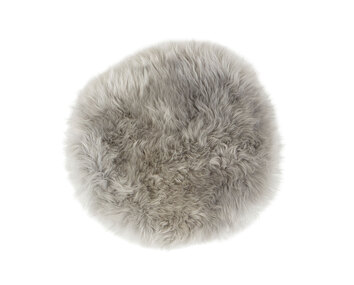 Moa-Rund-langharig-sittdyna-Ø36-gra-560-0036020