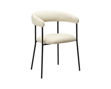 Plenti-Karmstol-Bone-White-Svart