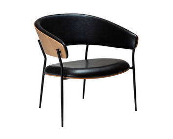 Dan-Form-Crib-Loungestol-Svart-Ek