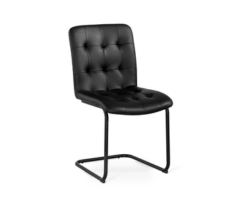 Frank-Stol-Stella-PU-Svart