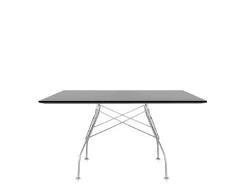 Glossy-bord-130x130-svart-krom-Kartell