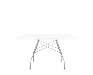 Glossy-bord-130x130-vit-krom-Kartell