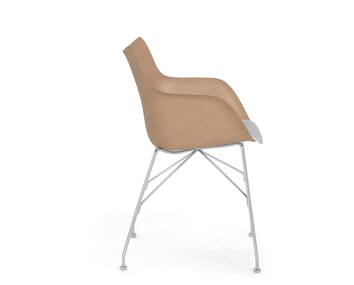 Q-wood-Light-Vener-chrome-sida-Kartell