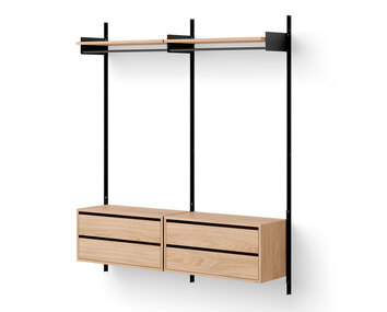 Wardrobe-Shelf-2-Cabinets-Black-Oak
