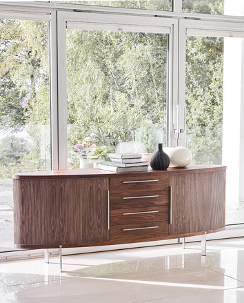 Miljo-AK-1300-Naver-Oval-Sideboard-Valnot