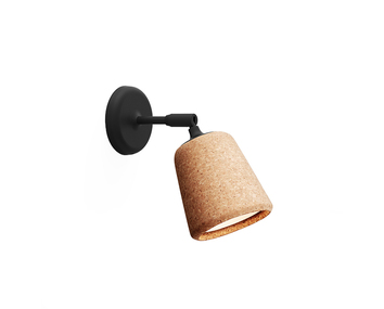 Material-Wall-Lamp-Natural-Cork-Grey-Background