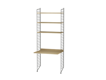 String-Kombination-Skrivbord-A-Ek-Svart