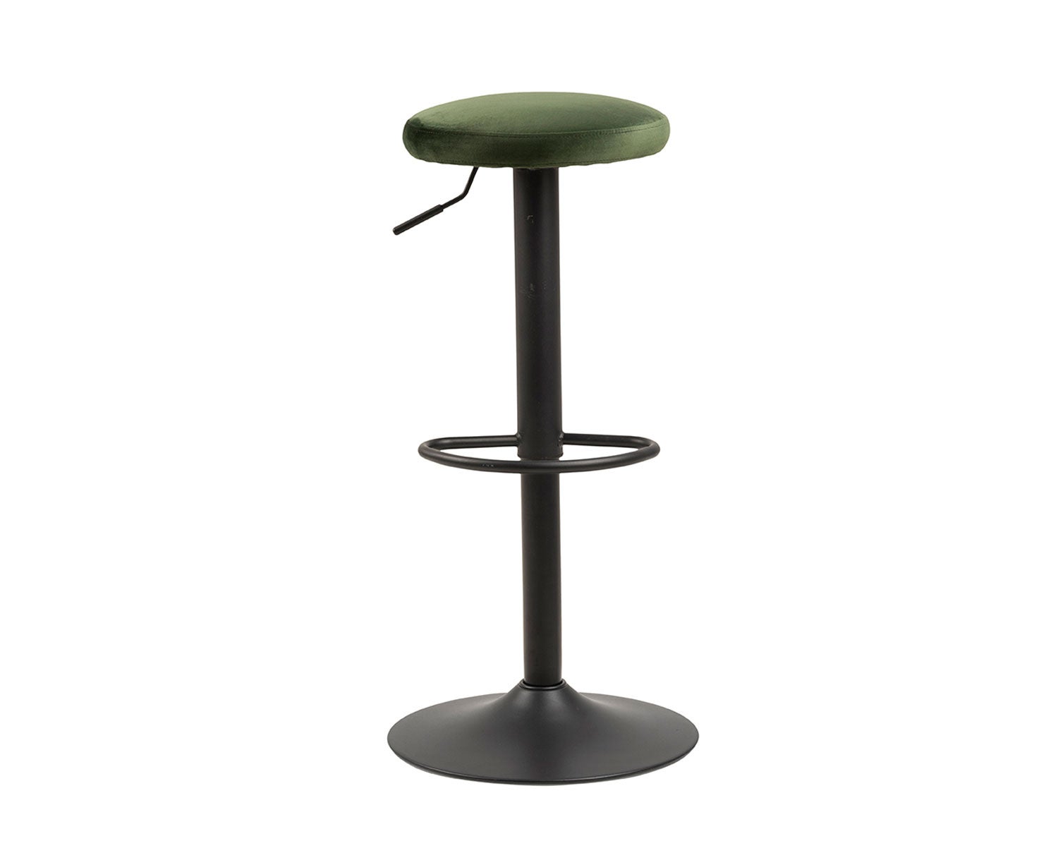 Finch Barstol i stoffet Vic Skovgrøn