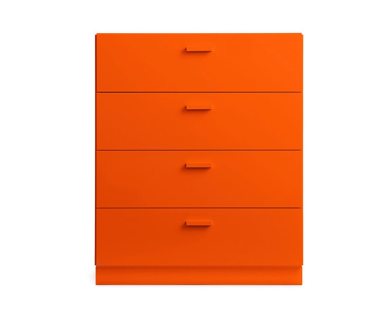 Relief Kommode Bred Orange | Sokkel
