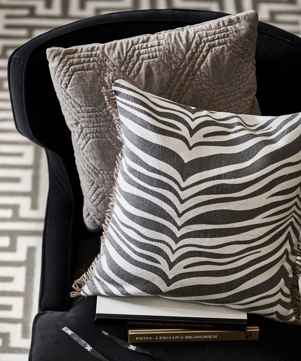 Zebra-kudde-miljo-classic-collection