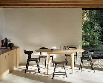 51527-Oak-Bokext-matbord-51491-Oak-Bok-black-stol-ethnicraft