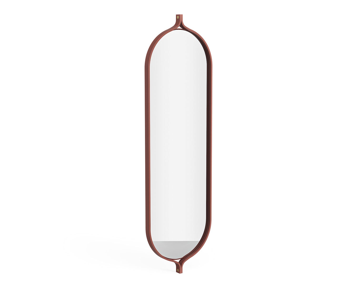 Comma-Spegel-Oval-English-Red