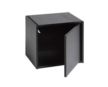 Woud-Bricks-Cube-Door-Right-Black
