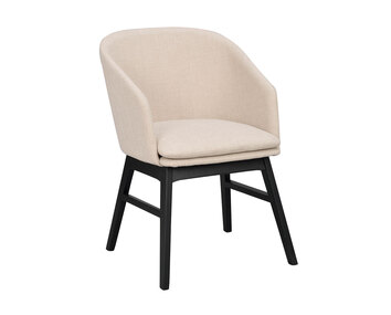 Windham-Karmstol-Beige-Svart-Ek