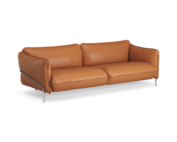 Continental-3-Sits-Soffa-Ram-Krom-Läder-Baltique-43003