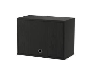 String-Overskap-58x30-Svartbetsad-Ask