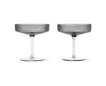 fermLIVING-RippleChampagneSaucers-Smoked-Grey-100126112