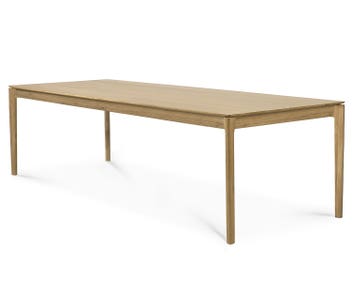 Bok Spisebord 240x100 i lakeret eg