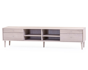 Nordik-Mediabänk-200-CM-Vitoljad-Ek