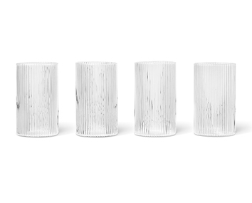 fermLIVING-Ripple-Verrines-Set-of-4-Clear-1104264040