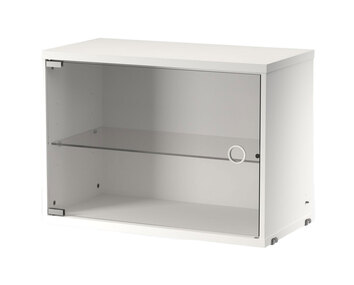 String-Skap-Glasdorr-58x30-Vit