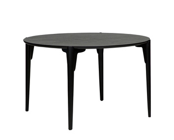 Paragon-Matbord-D120-Svartbetsad-Ask