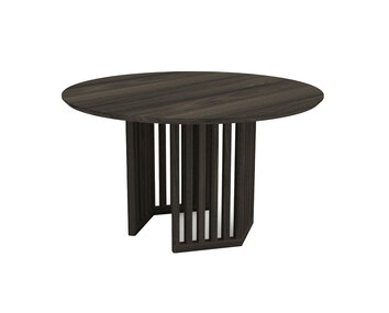 Akustik-Runt-Matbord-Mörkgråoljad-Ask-C11