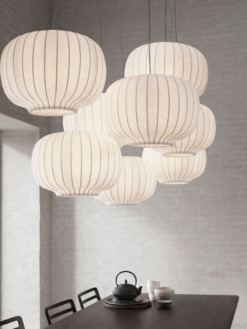 Vipp-586-Paper-Pendant-Dark-Oak-Miljöbild