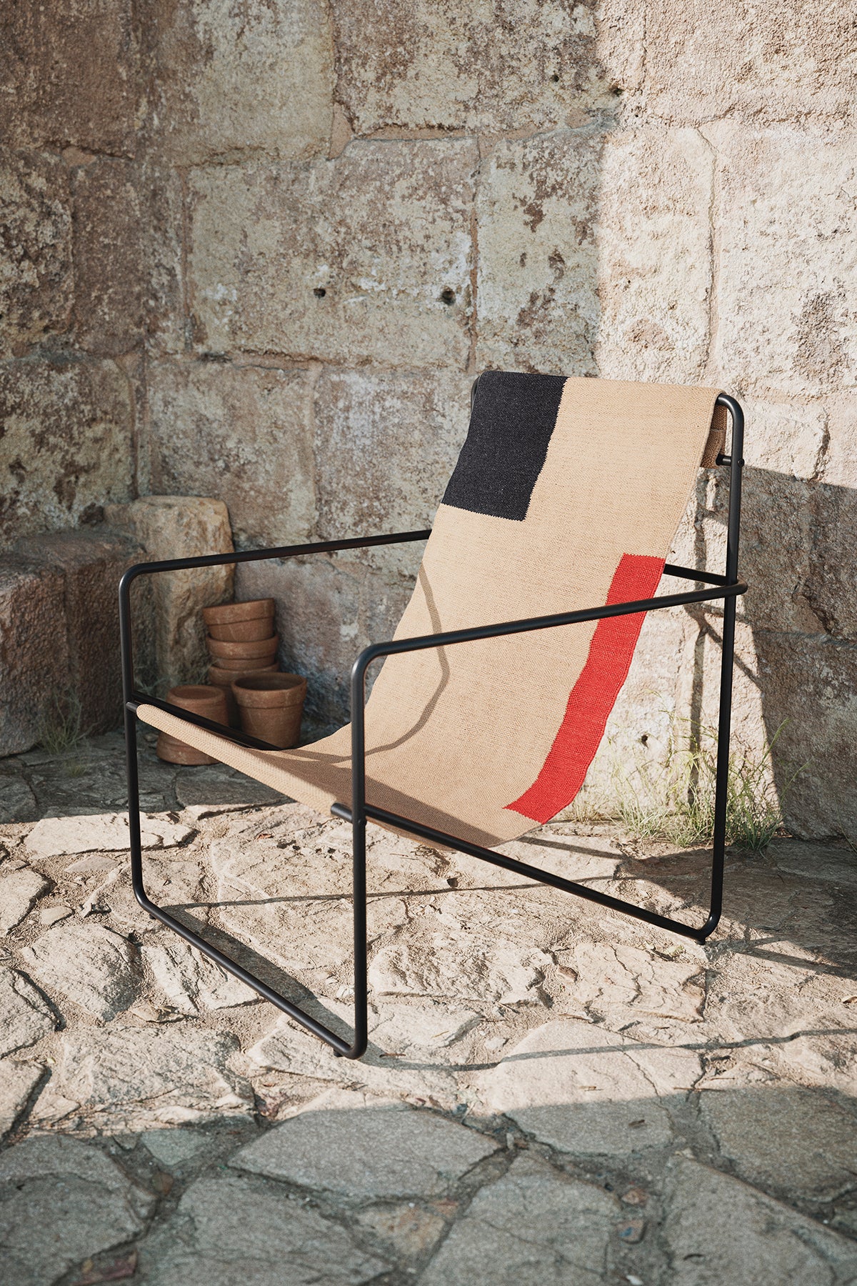 Ferm-Living-Desert-Lounge-Chair-Black-Block-Lifestyle