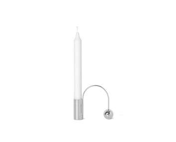 Ferm-Living-Balance-Ljusstake-Krom