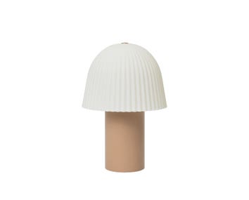 Ferm-Living-Frill-Portable-Lamp-Rose-White