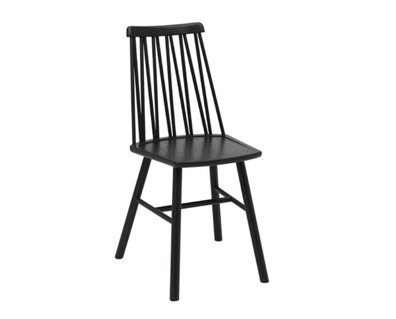 Zigzag-stol-Svart