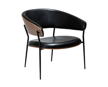 Dan-Form-Crib-Loungestol-Svart-Valnot