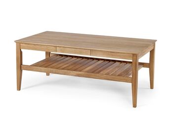 Ekliden soffbord, 130x70 cm Soffbord med hylla