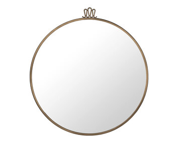 Randaccio_WallMirror_Round_70_AntiqueBrass_Front