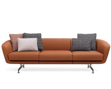 Betty-soffa-245-brown-eco-leather-kartell