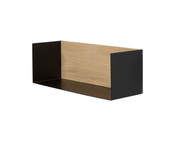 U-Hylla-55x20-Ek-Svart