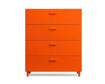 Relief Kommode Bred Orange | Ben
