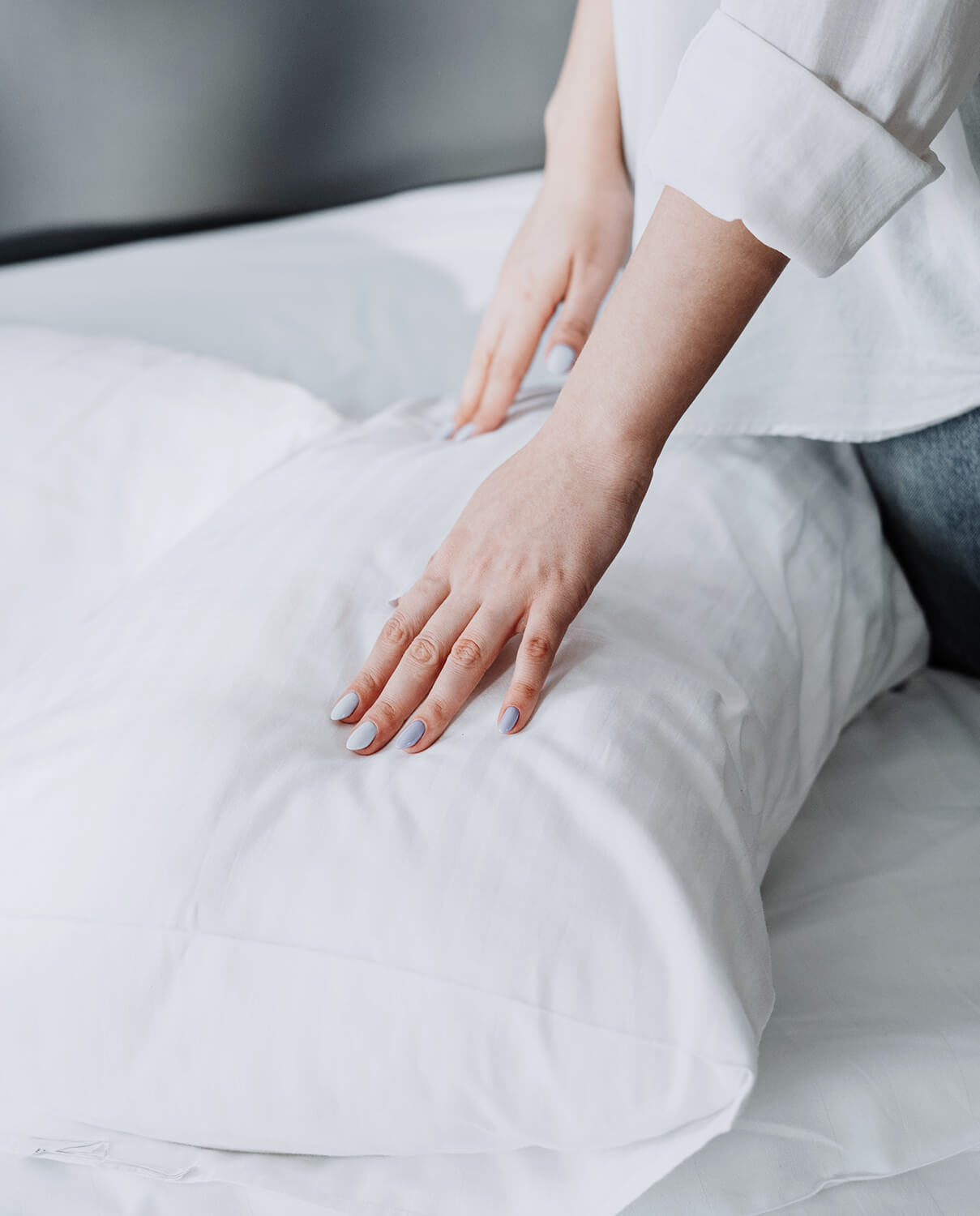 Person, der rediger sengen for god sengehygiejne