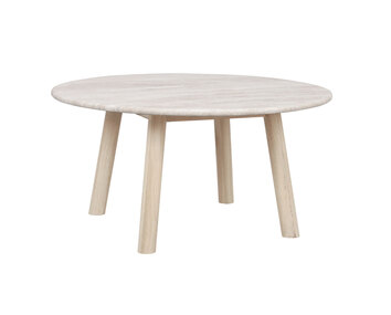 Taransay-Soffbord-D90-Travertin-Vitpigm-Ek