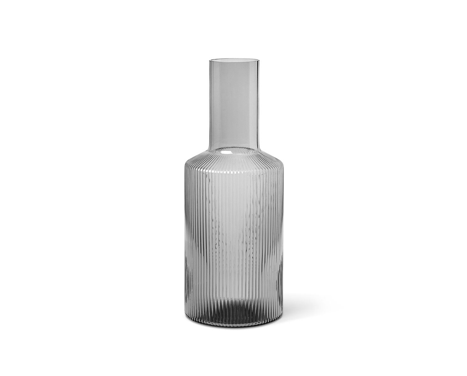 Ferm-Living-Ripple-Karaff-Smoked-Grey