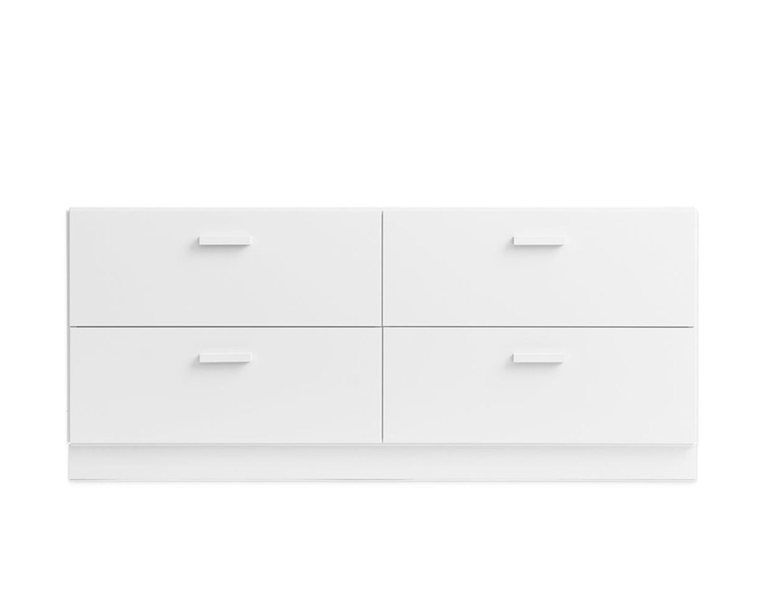 Relief Kommode Lav Hvid | Sokkel
