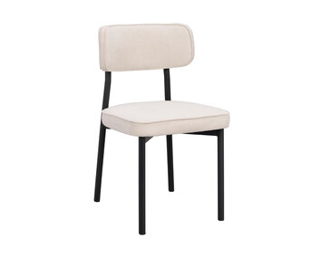 Paisley-Stol-Beige-Svart